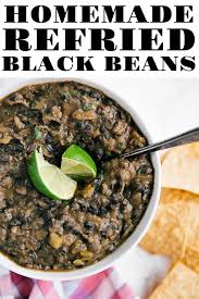Black Bean Recipe From Scratch How To Make Refried Black Beans Recipe With Images Bean Recipes Mexican Side Dishes Recipes
