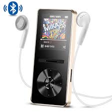 Agptek Mp3 Player With Bluetooth 4 0 8 Gb Metal Music Player With Lossless Audio Hi Fi Fm Radio Gold A29tg Agptek