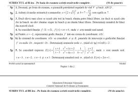 Maybe you would like to learn more about one of these? Subiecte MatematicÄƒ Evaluare NaÈ›ionalÄƒ 2019 Modele Publicate De Edu Ro Stirileprotv Ro