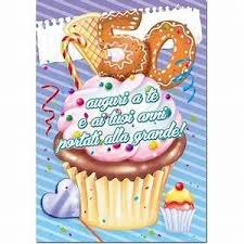Biglietto Augurale Compleanno 11x17 50 Anni Marpimar Buon Compleanno Auguri Di Compleanno Compleanno