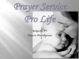 iLearn Prayer Service: Pro Life