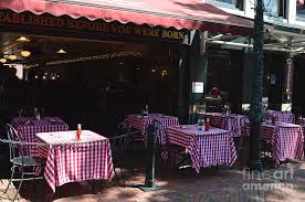 Buy top selling products like farmhouse living buffalo check tablecloth and design imports buffalo check. Durgin Park With Red Checked Table Cloths Photograph By Dejavu Designs