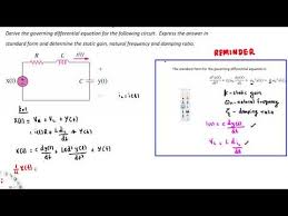 Second Order Circuits Circuit Analysis Circuit Analysis Differential Equations