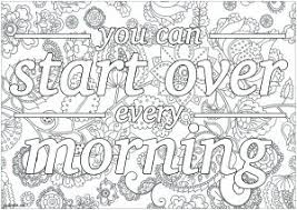 Coloring pages are fun and we usually associate them with little kids, but did you know they can be helpful to an older child as well? Printable Adult Coloring Pages Positive Words Best Coloring Books Responsible