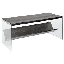During warmer months, gather friends and family around the selby outdoor table, which is crafted from a cast concrete with a speckled glaze. Soho Coffee Table Weathered Gray Breighton Home Target