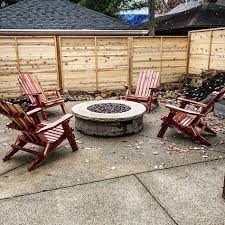 Our Friend Huffindy Is Ready For Some Fireside Cocktails In Comfort With His New Jjgeorgeoutdoor Folding Adirondack Chair Outdoor Chairs Chair Outdoor Decor