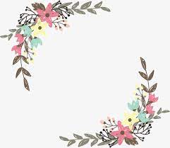 Hand Painted Graffiti Wild Flower Borders Vector Png Hand Painted Wildflowers Wild Border Png Transparent Clipart Image And Psd File For Free Download Flower Border Png Flower Background Iphone Flower Border