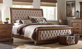 Solid Oak Upholstered Queen Bed Grand Home Furnishings K6572 Kincaid Furniture Bedroom Furniture Design Bed Furniture Design