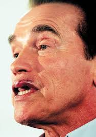 Fat lip won't deter Arnold