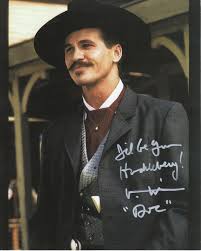 The fictional brand packaging resembles the original packaging of the marlboro cigarette brand. Tombstone Val Kilmer 11 X 14 Autographed Reprint Color Photographs