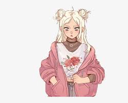 It's a common thing that you'll see a hot, cute, kawaii girl on anime tv shows, and sometimes it'll even be the reason why you are watching the show where she appears. Cute Blonde Anime Girl Transparent Png 529x582 Free Download On Nicepng