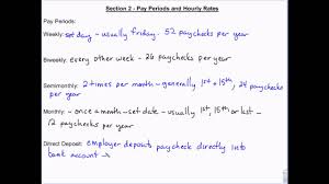 Financial Algebra Employment Basics Salary Pay Rate Comissions Piecework Pay Overtime Youtube