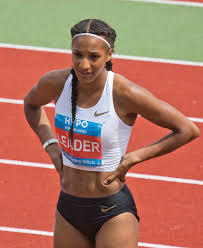 De olympische kampioene zevenkamp ging over 1m89, 13 centimeter minder dan haar persoonlijk record van 2m02. Nafissatou Thiam Wikipedia