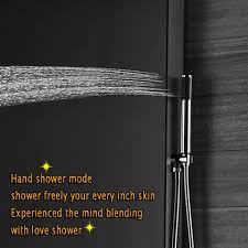 Großhandel Bad Dusche Set Unterputz Thermostat Panel Mixer Wasserhahn Bad Wasserhahn Decke Duschkopf 300x300 Regen Nebel Massagedüsen Von Cncoming