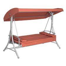 Jetzt vergleichen und günstig bestellen! Hollywoodschaukel Sophia 3 Sitzer Terrakotta