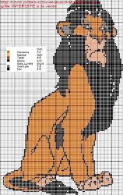 International Embroidery Patterns Chart For Scar From Lion King Disney Cross Stitch Patterns Disney Cross Stitch Pokemon Cross Stitch