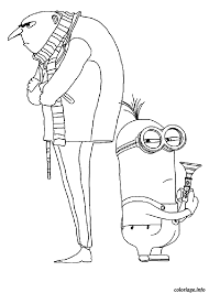 Coloriage Dessin Moi Minion Avec Gru Dessin A Imprimer Coloriage Coloriage Minion Cahier De Coloriage