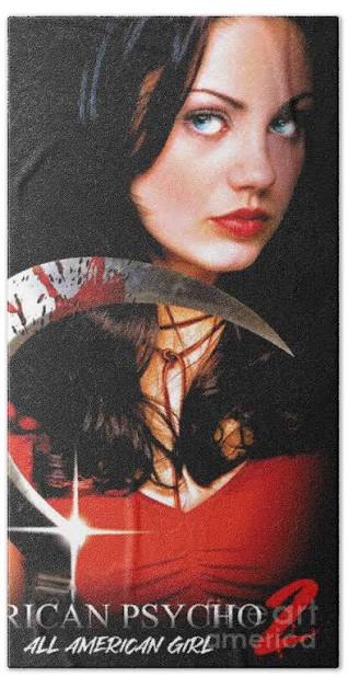 American Psycho II All American Girl 2002 Beach Towel by Gabriel Atelier -  Fine Art America