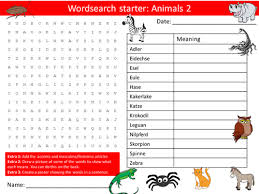 Unique animal alphabet german posters designed and sold by artists. German Animals 2 Keywords Ks3 Gcse Starter Activities Wordsearch Anagrams Alphabet Crossword Cover Teaching Resources