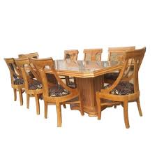 Shop with afterpay on eligible items. Rectangular 7x3 5 Feet Wooden Dining Table Set Rs 55000 Set M S Sunder Furniture Id 22538235012