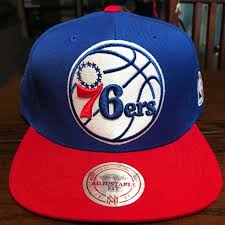 Philadelphia 76ers black out raised team logo embroidered to front youth 9fifty snapback silhouette black snapback closure Mitchell Ness Accessories Philadelphia 76ers Snapback Hat Poshmark