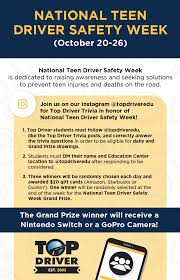 Rd.com knowledge facts there's a lot to love about halloween—halloween party games, the best halloween movies, dressing. Top Driver To Celebrate Teen Driver Safety Week 2019
