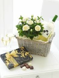 Our range of gift hamper baskets and alcohol hampers are filled with delicious combinations of wine and luxury treats. 18 Wine And Flowers Gift Basket Ideas Basket Gift Baskets Wine Baskets
