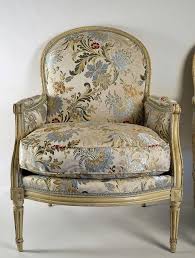 French 18th Century Lacquered Wood Pair Of Large Bergeres Louis Xvi Period 1780 In Excellent Condition For Sale In Saint O Bergere Chair Chair Fall Home Decor