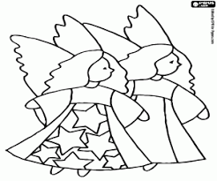 Here you will find a large assortment of angels for christmas decorations. Christmas Angels Coloring Pages Printable Games