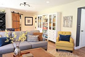 Our Family Room The Evolution Never Ends Farmhouse Decor Living Room Family Room Ikea Hemnes Bookcase