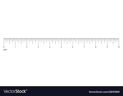 Ruler Inch Measurement Numbers Scale