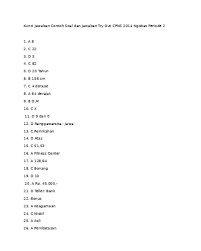 Soal Cpns 2014 Dan Kunci Jawaban Pdf Sekali