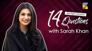 Pakistani actress sarah khan took to social media to share few pictures with her husband, falak shabbir. Exclusive Interview 14 Questions With Sarah Khan Hum Spotlight Hum Entertainment Youtube