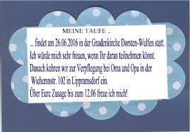Einladungskarten Zur Taufe Basteln