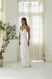Anais Bo And Luca Silk Wedding Dress Simple Slip Wedding Dress Loose Wedding Dress