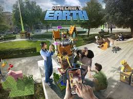 مايكروسوفت تستعرض Minecraft Earth خلال مؤتمر ابل للمطوريين 2019 Minecraft Earth Augmented Reality Augmented Reality Games