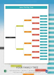 Blank Family Tree Template 31 Free Word Pdf Documents