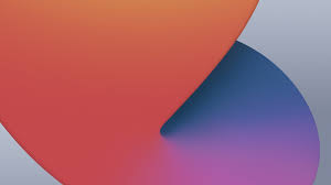 Would also like battery icon to. Download 2048x1152 Wallpaper Orange Pink Blue Shape Ipad Os 14 Dual Wide Widescreen 2048x1152 Hd Image Background 25259