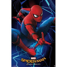 Peter parker himself (tom holland) stares off into. Spider Man Homecoming Spidey Laminated Poster Print 22 X 34 Walmart Com Walmart Com