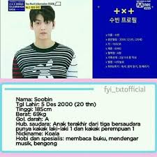 Submitted 3 years ago by jobopuppyyoongi's listen boi. Txt Ina Biodata X Facebook