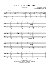 You can also purchase the midi file of the song for just $3, and practice the theme song yourself on synthesia. Game Of Thrones Main Theme By Ramin Djawadi Piano Sheet Music Rookie Level Sheet Music Piano Sheet Music Violin Sheet Music