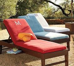 Terry Chaise Cushion Cover Potterybarn Chaise Cushions Outdoor Lounge Cushions Outdoor Chaise Lounge Cushions