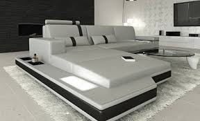 Design L Shaped Sofa Los Angeles With Lights In 2020 Contemporary Leather Sectional Sofa Modern Fabric Sofa Contemporary Leather Sectional
