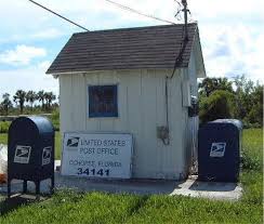 America S Smallest Post Office Ochopkee Fl Located In The Middle Of The Everglades This Former Pipeshed Ha Post Office Us Postal Service Vintage Mailbox