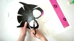How to make superhero mask with free template. Catwoman Mask From Maskinbox Youtube