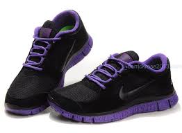 Black And Purple Nike Running Shoes Purple Shoes Nike Free Run 3 Black Club Purple Running Shoes Cheap For Sale Online Nike Shoes Women Black Nike Shoes Nike Free Run 3