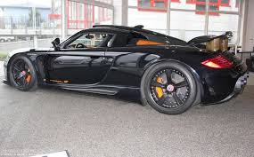 Gemballa Porsche Carrera Gt Black And Orange Interior Calipers Porsche Carrera Gt Porsche Porsche Gt