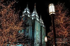 Maybe you would like to learn more about one of these? Salt Lake City Mormon Temple Christmas Lights Photograph By Gary Whitton