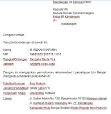 Surat izin merupakan surat yang berisi keterangan seseorang untuk meminta izin kepada instansi, salah satunya sekolah. Syarat Dan Cara Pengajuan Izin Belajar Pns Terkininet Pilihan Tepat Buatmu Yang Hebat
