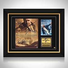 Master and Commander The Far Side of the World Script Limited Signature  Edition Custom Frame | RARE-T